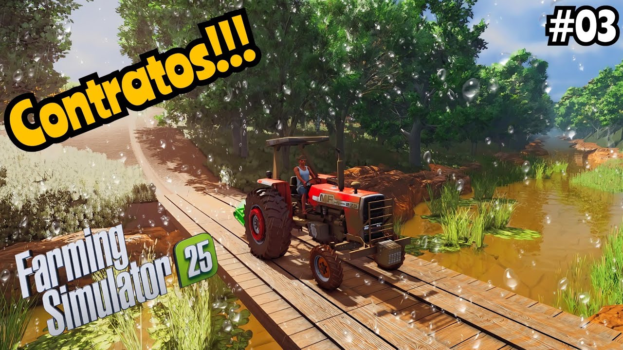Fiz um combo de contratos que rendeu muita grana/sobrevivência/Farming Simulator 25