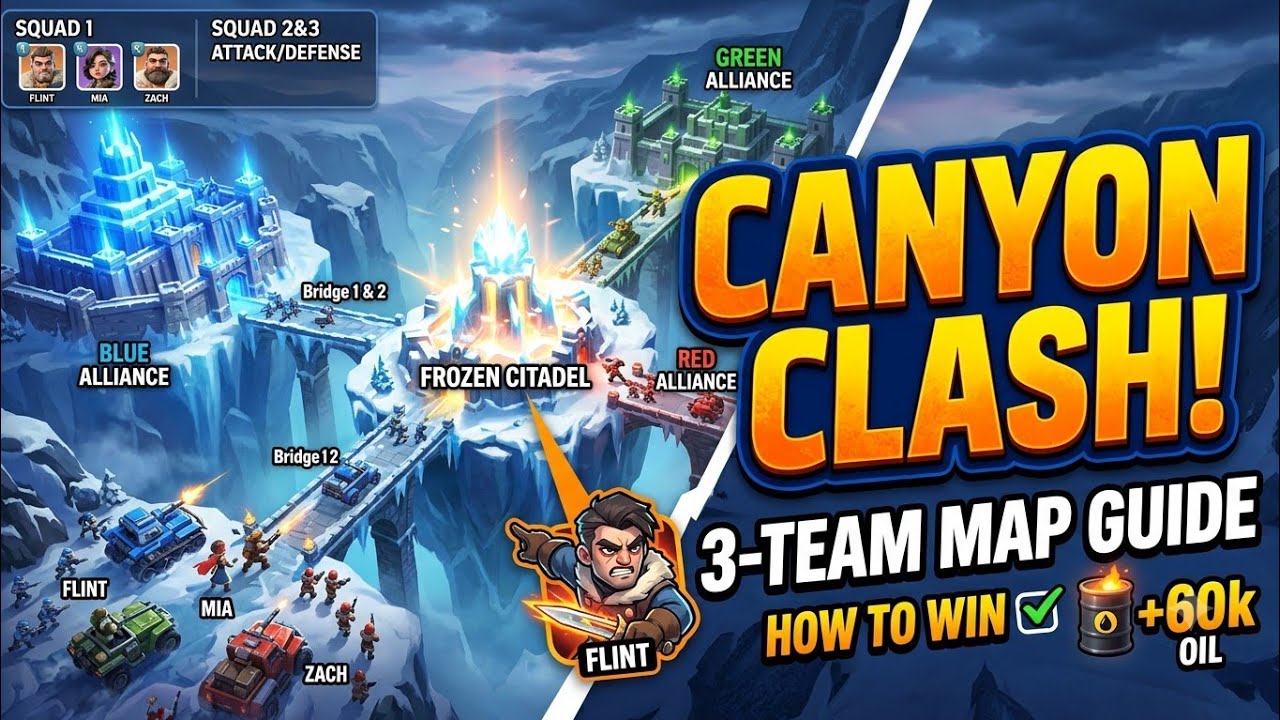 Whiteout Survival: The ULTIMATE Canyon Clash Guide! (3-Team Map Dominance)
