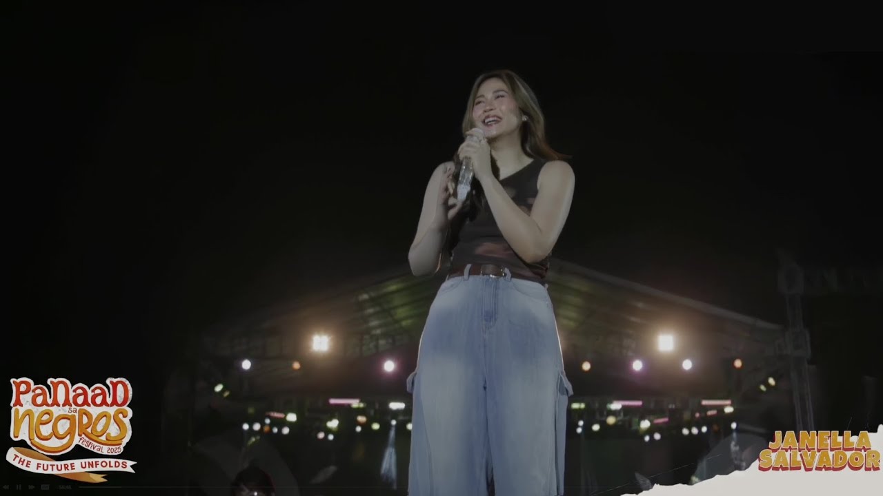 Janella Salvador Performing at the Panaad sa Negros Festival 2025