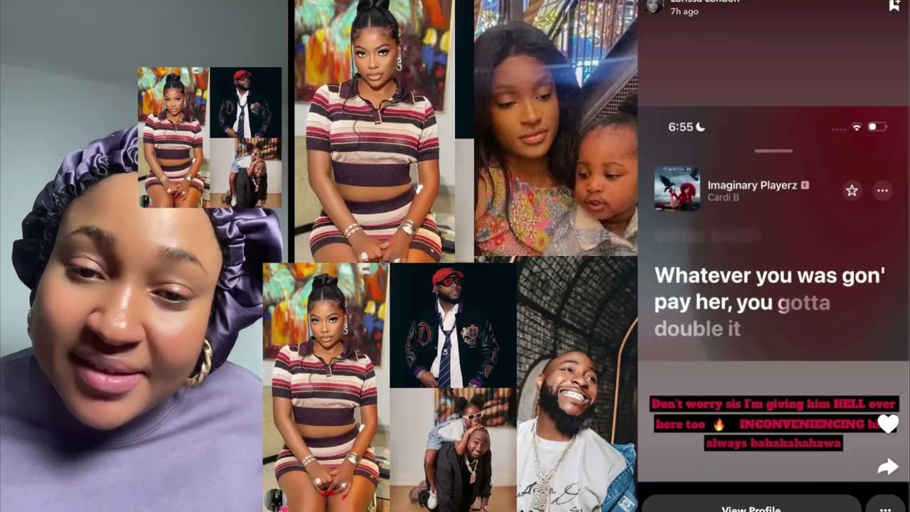 #davido & 3rd Baby Mama Don Start F1ght Oh..#sophiamomodu #30bg #davidochioma #chivido2025 #chioma 