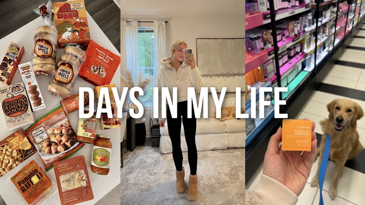 VLOG: fall snacks, alo haul & run errands w me!
