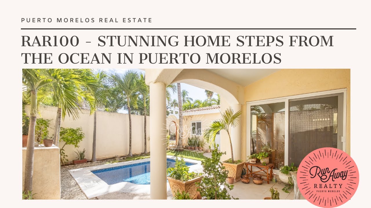 RAR100 - 3BR, 3.5BA Home with Pool & Roof Deck Steps from the Ocean