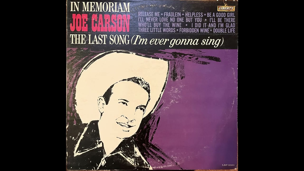 Joe Carson - In Memoriam  (1964) complete mono album