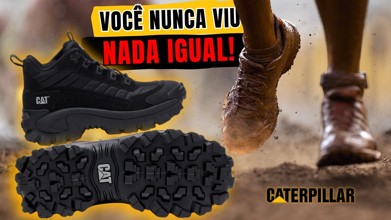 MELHOR BOTA DE TRILHA FEITA PARA QUALTER TERRENO E PRO DIA DIA [Caterpillar Intruder Mid]