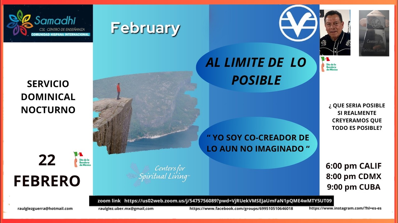 CSL Samadhi CE CHI Servicio Dominical Nocturno  Al Limite de lo Posible  22 Febrero 2026