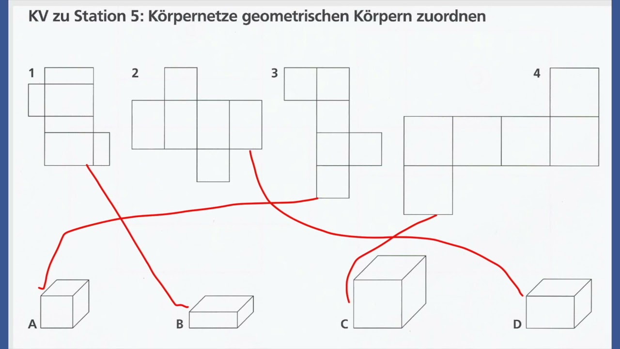 Klasse 3 Körpernetze 19.4.2021