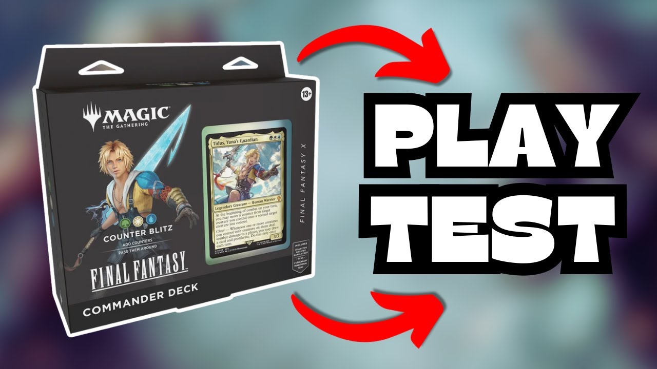 FINAL FANTASY COUNTER BLITZ PLAYTEST! How does the deck play?