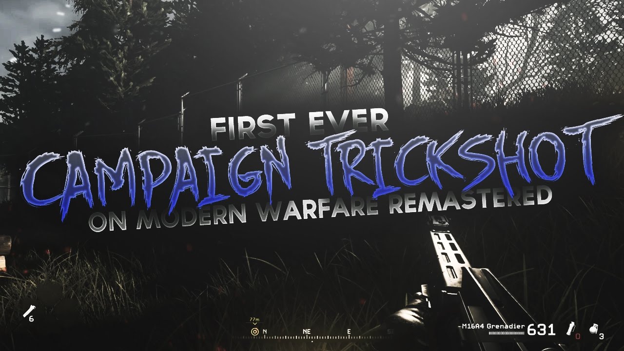 FIRST EVER MODERN WARFARE REMASTERED TRICKSHOT!
