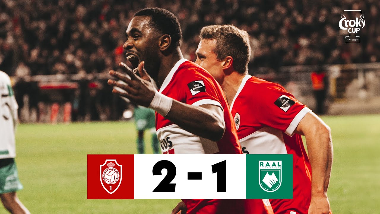 HIGHLIGHTS I R ANTWERP FC 2-1 RAAL LA LOUVIÈRE I #CrokyCup 1/4 finale I 2025-2026