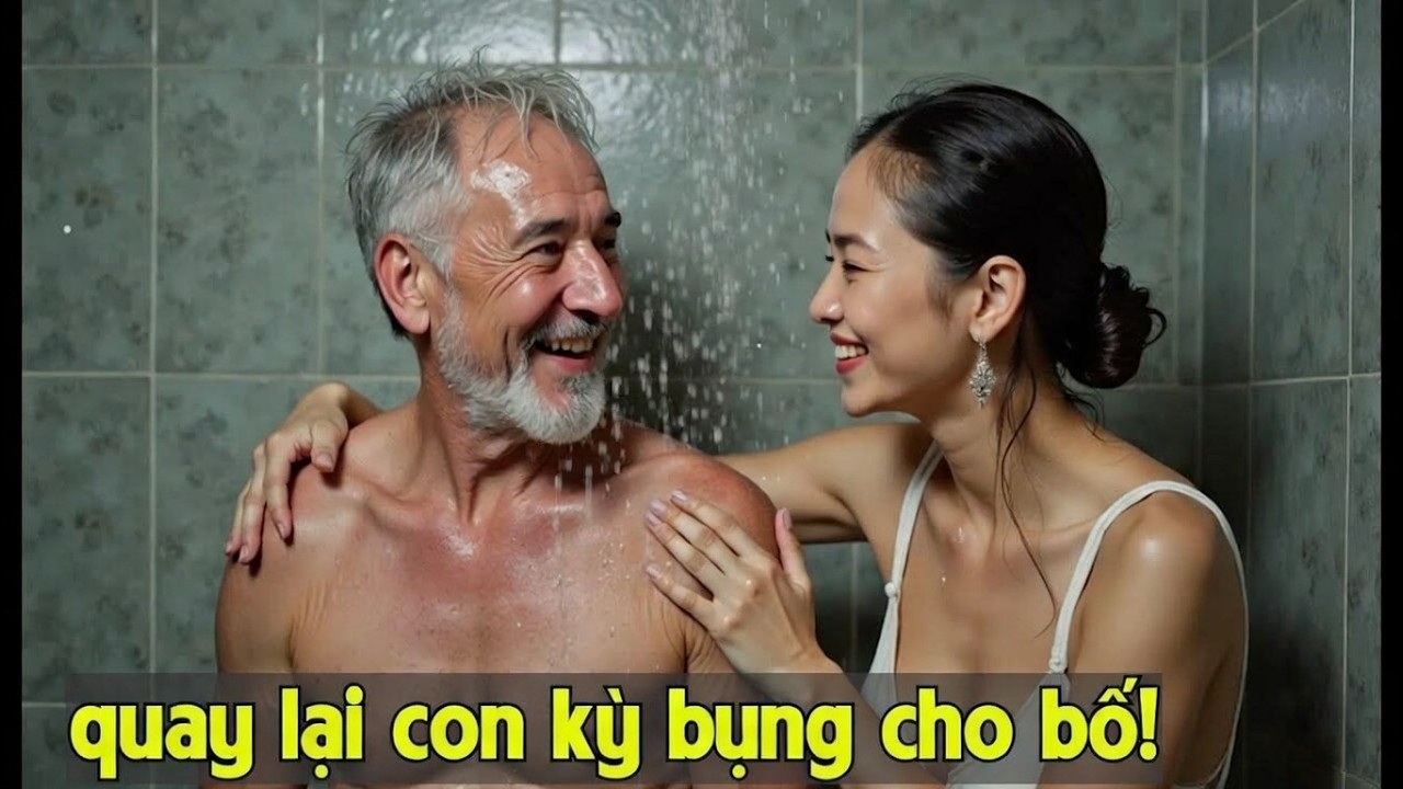 Cô dâu tắm cho bố chồng Bí Mật Sau Lưng Người Cha Liệt