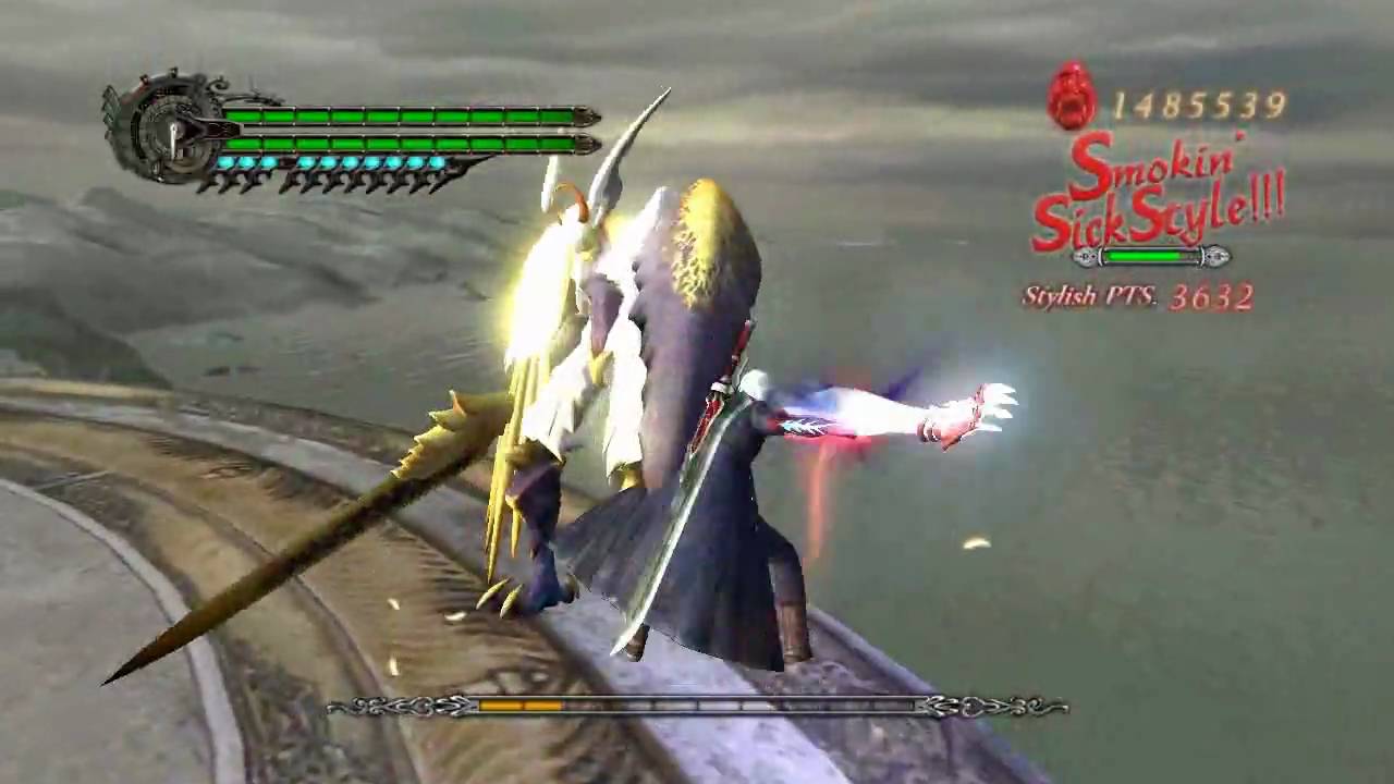 Devil May Cry 4 - Nero vs Angelo Credo fight. Battle Tutorial (DMD Mode, ND). Credo is easy!