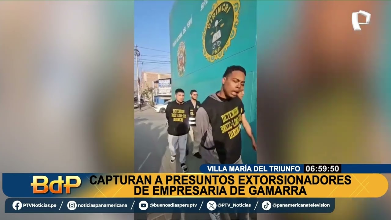 Caen integrantes de ‘Los Lacras de San Juan’: habrían extorsionado a comerciante de Gamarra