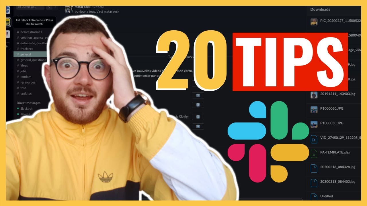 Tutoriel Slack : Comment devenir un pro de slack | 20 astuces