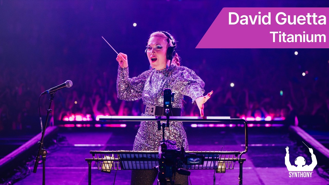 SYNTHONY - David Guetta 'Titanium' (Live at Spark Arena 2024) ProShot 4K