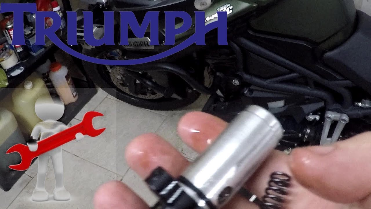 Defeito Tiger 1200 tensor hidráulico corrente de comando.#Defeitotensortriumph