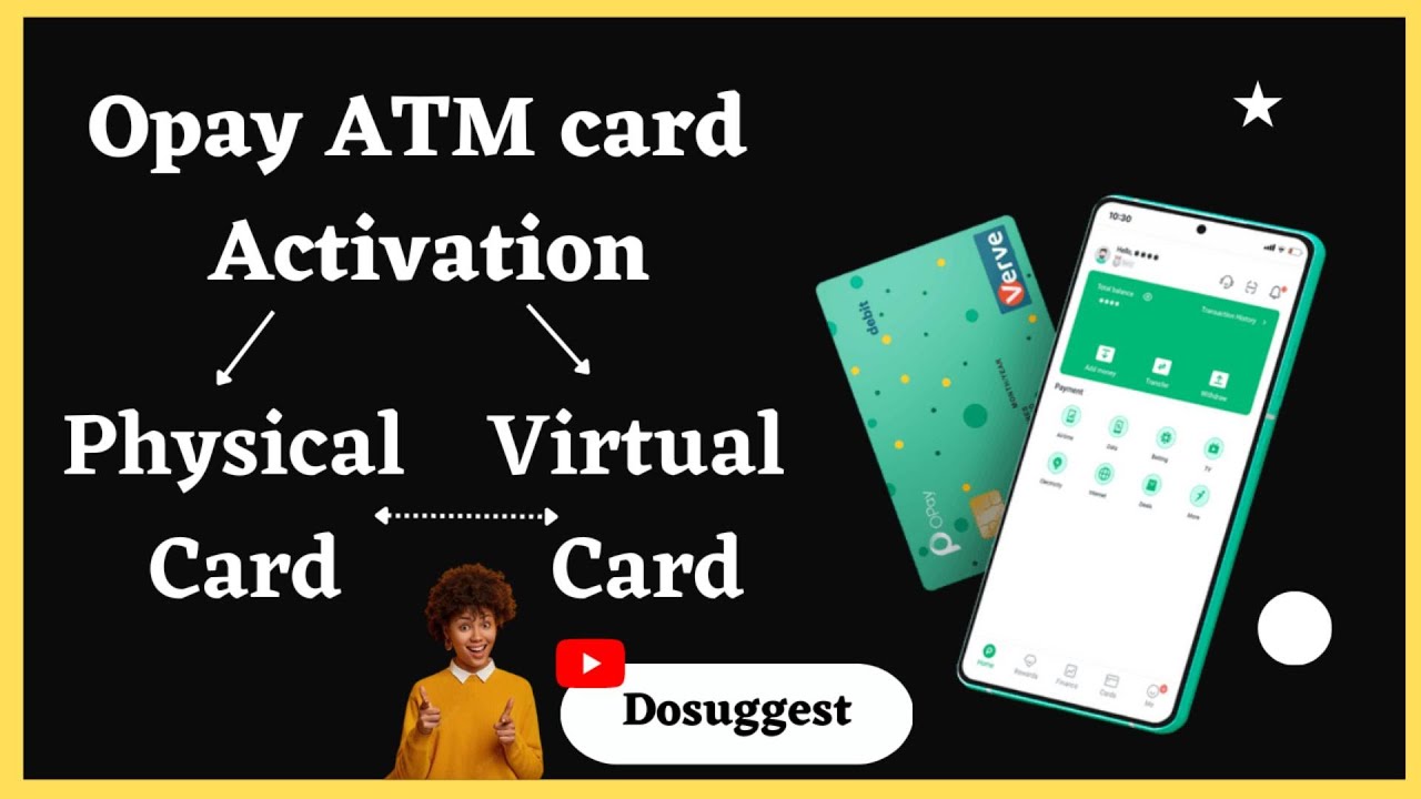 OPAY ATM Card Activation | How To Get & Activate OPAY Debit Card (Virtual or Physical Card) #opay