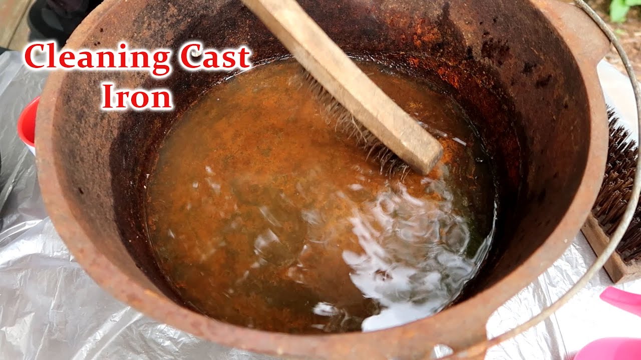 How To Clean Cast Iron Part 1