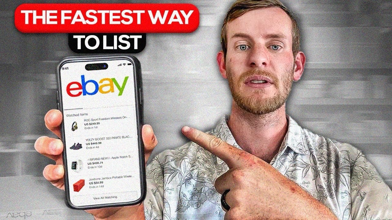 How To List On EBay | THE FASTEST WAY TO LIST