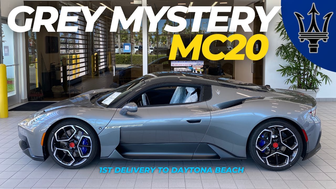 This 2022 Grigio Mistero Maserati MC20 Is A Stealthy Yet Sexy Grand Tourer
