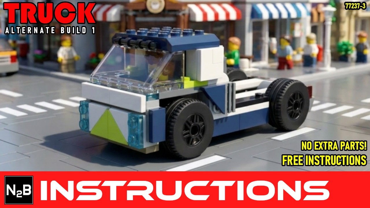 How to build a Custom Truck using ONLY LEGO 60479!