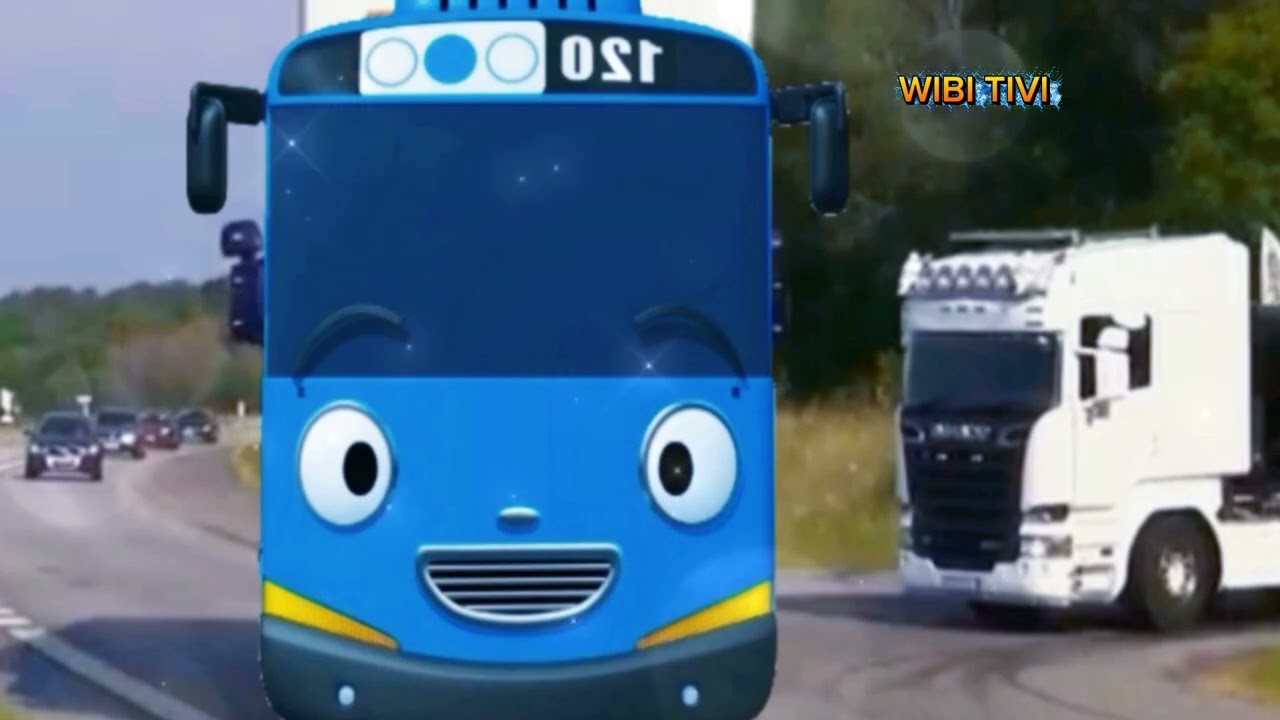 Detik Detik Truck Kontrainer Besar berubah jadi karakter Tayo