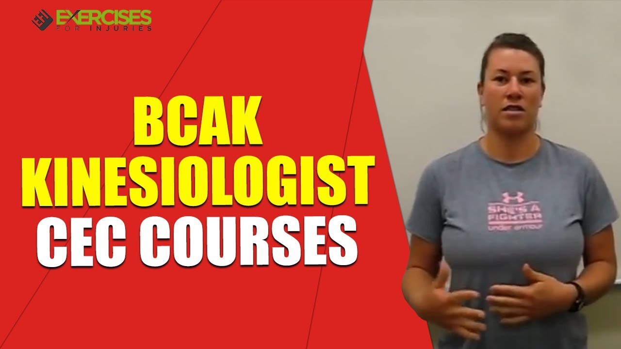 BCAK Kinesiologist CEC Courses