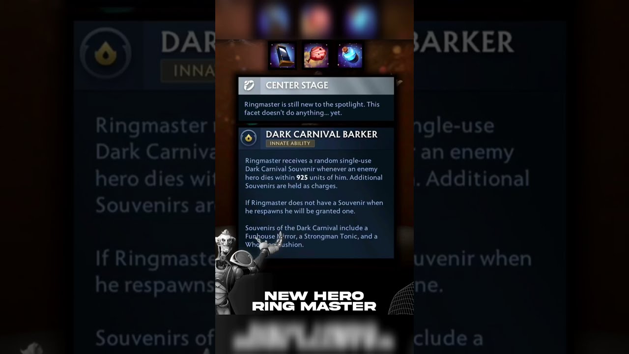HOW ABILITY WORK - RINGMASTER INTELLIGENCE NEW HERO DOTA 2