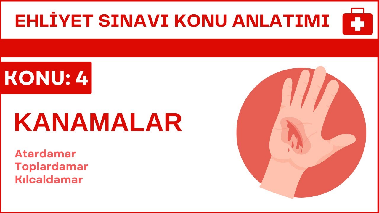 Kanamalar | Ehliyet Dersleri | İlk Yardım 3