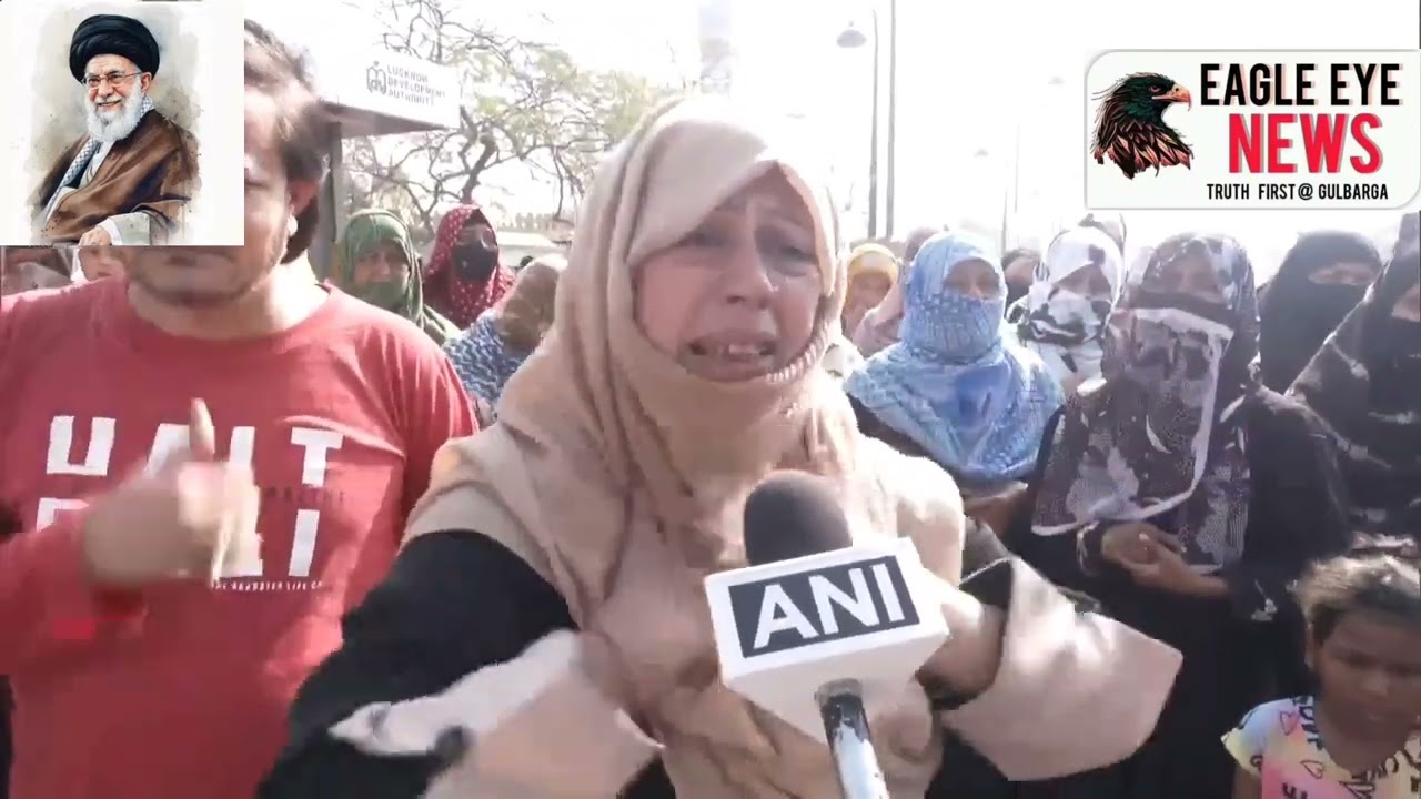 Shia Muslims Protest in Lucknow Over Killing of Iran&rsquo;s Supreme Leader Ayatollah Khamene