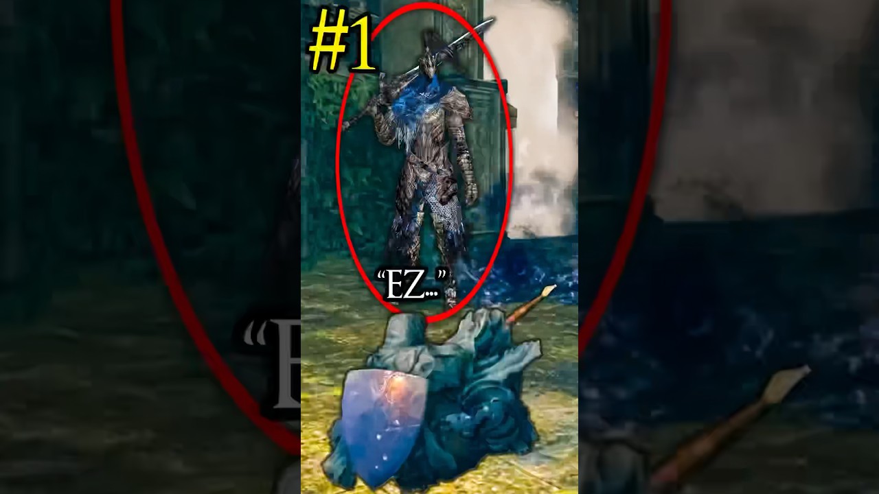 Топ-5 самых сложных боссов в играх серии Souls #шорты