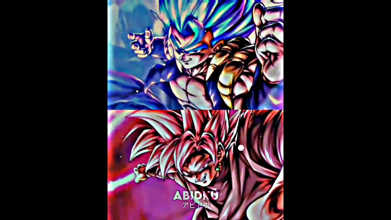ULTRA Gogeta Blue VS ULTRA Ros&eacute; Goku Black - Dragon Ball Legends