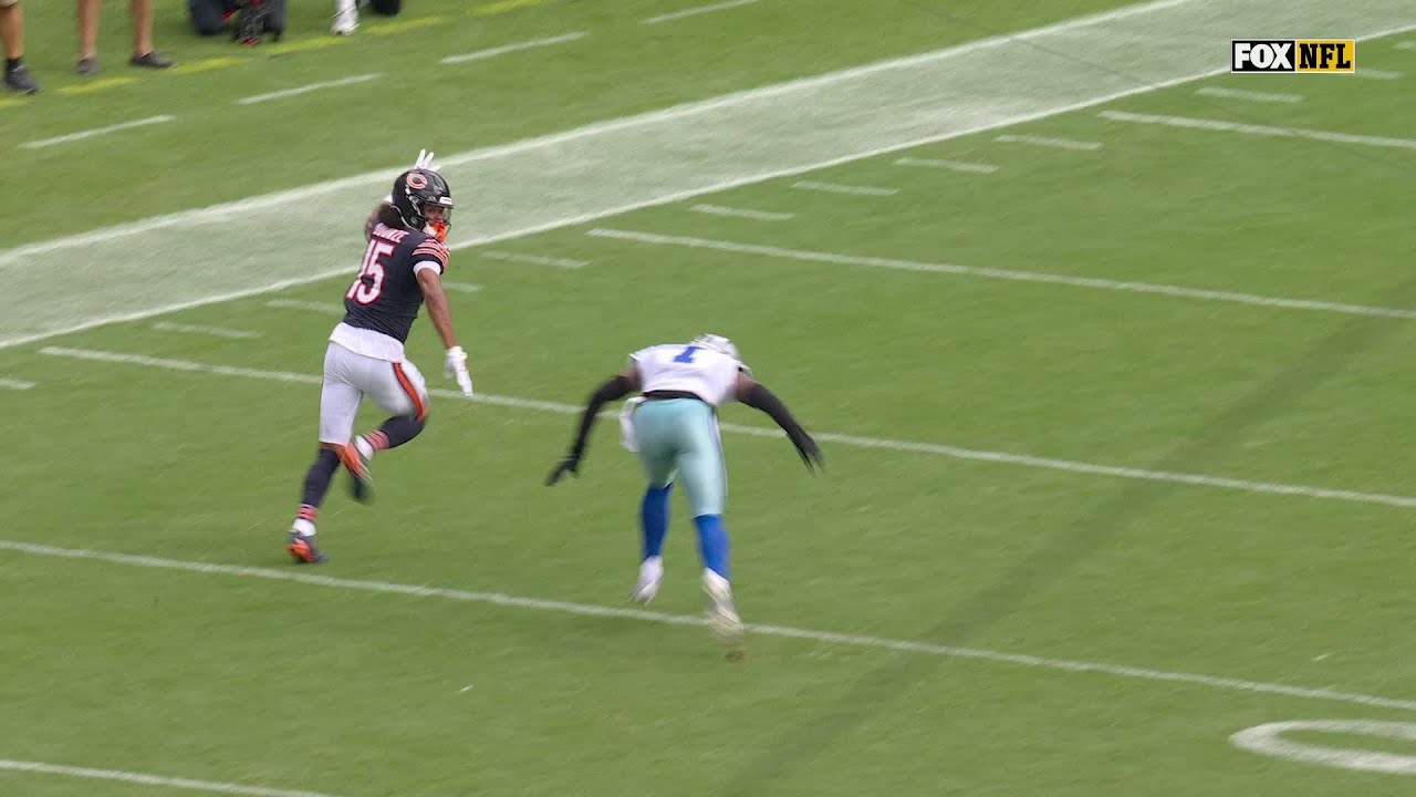 Odunze beats Diggs on TD strike