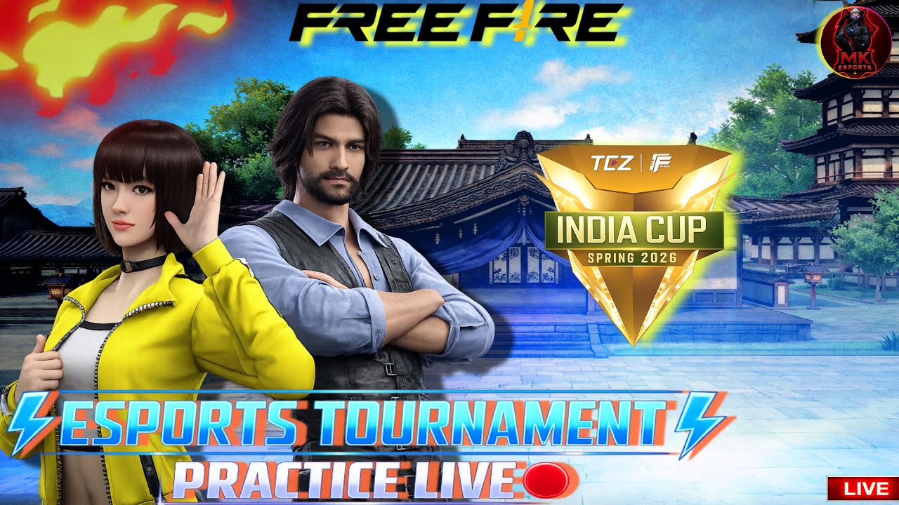 FREE FIRE ESPORTS TURNAMENT PRACTICE LIVE STREAM WITH MK ESPORTS FF||