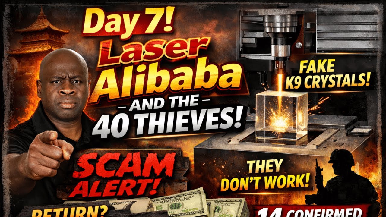 Day 7: Testing Alibaba K9 Crystals – Another One That Fails Inner Engraving
