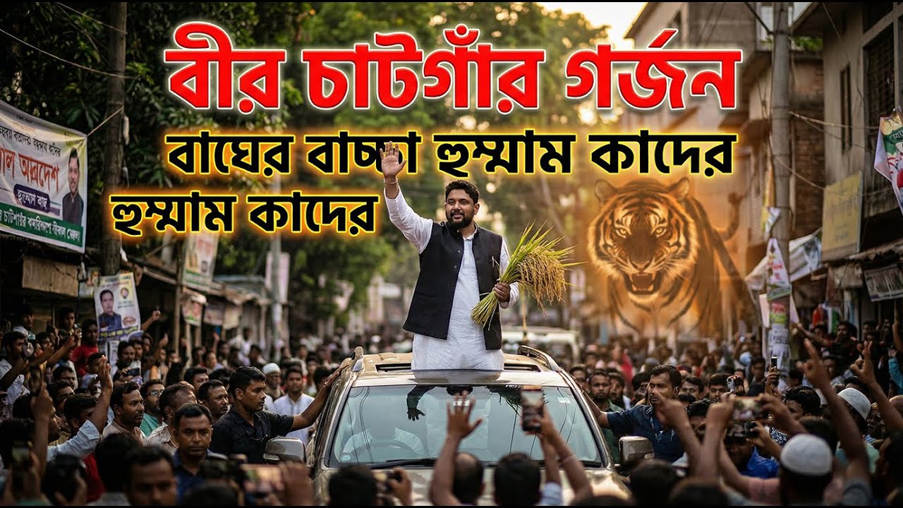 বীর চাটগাঁর গর্জন: বাঘের বাচ্চা - হুম্মাম কাদের চৌধুরী | Hummam Kader Chowdhury Song