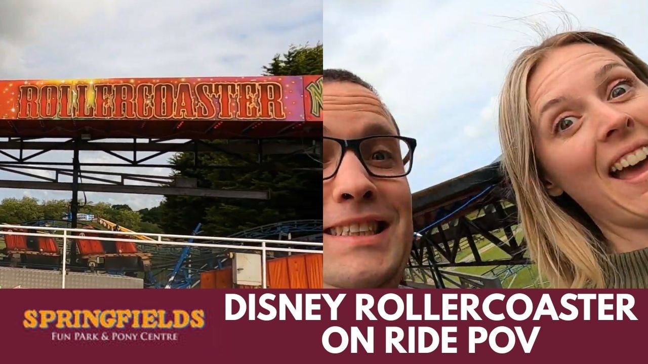 Springfields Fun Park | Disney Rollercoaster | Cornwall 2024 | On Ride POV
