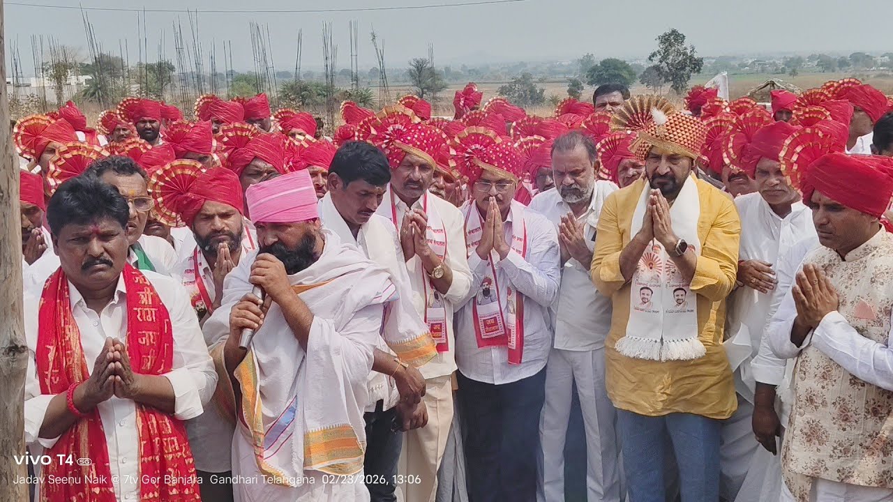 Sevalal Maharaj Jayanthi Maha Bhog Gandhari || Yellareddy MLA Madan Mohan Rao || 7tv Gor Banjara 