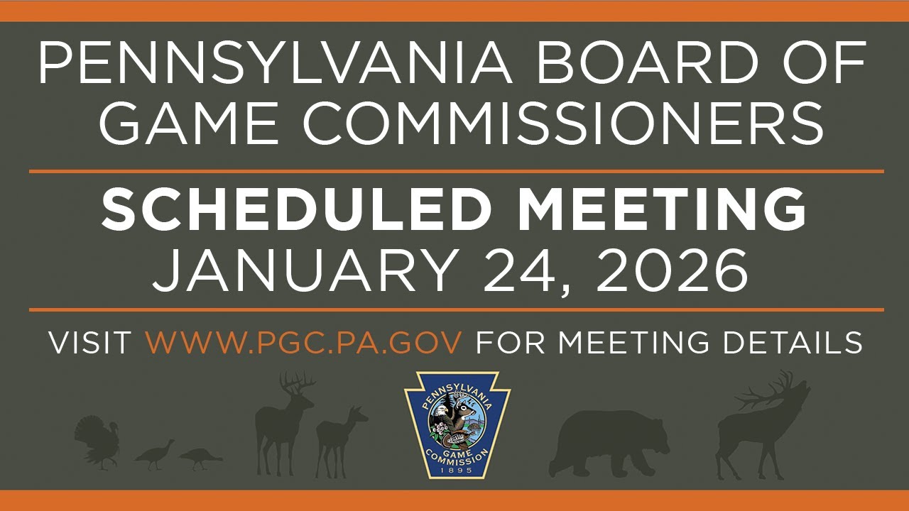Board of Game Commissioners Meeting -  January 24, 2026