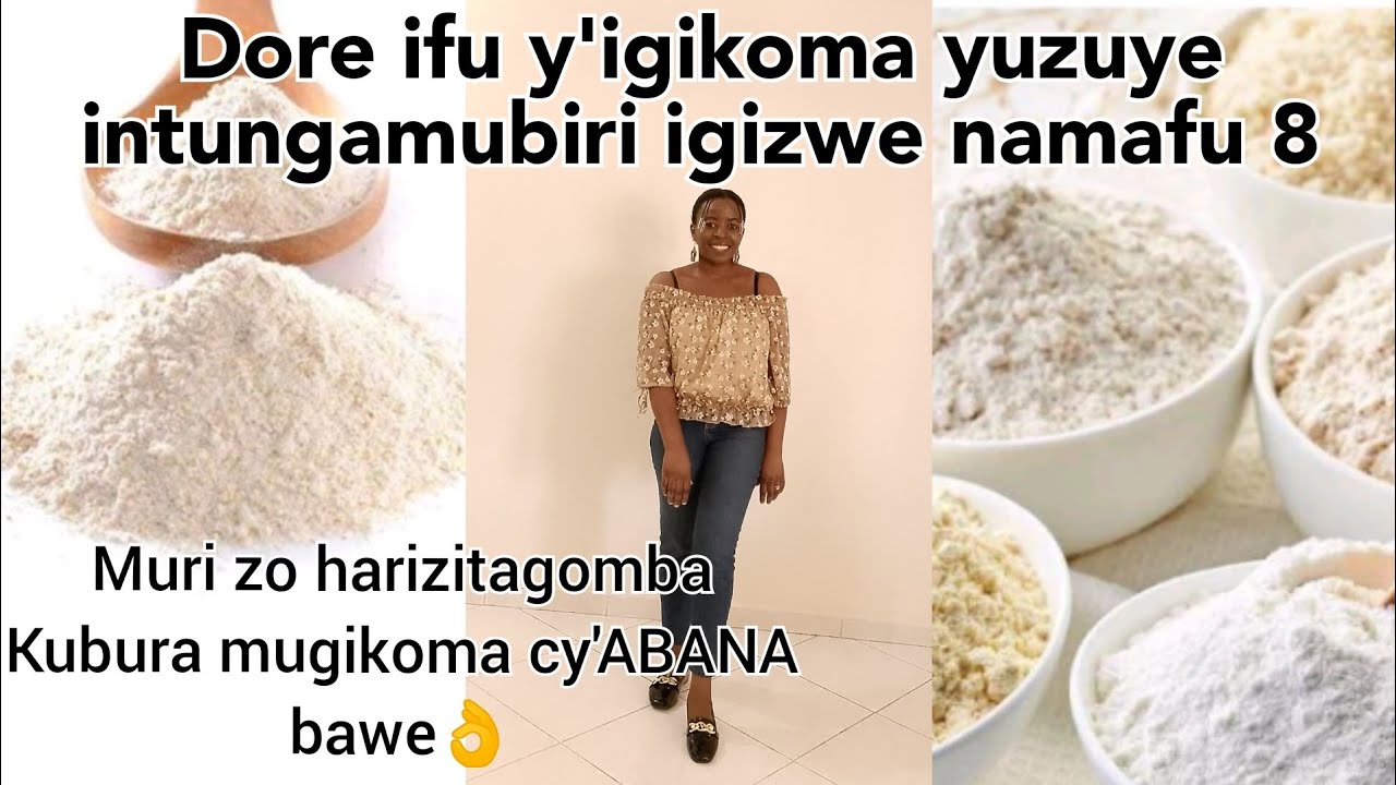 niba ufite ABANA cg nawe ubwawe dore IFU y'igikoma yamafu 8 nziza iryoha cyane😋