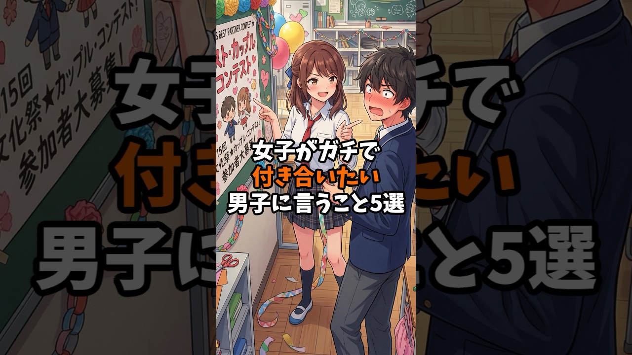 【人生で一度は言われたい】女子が付き合いたい男子にだけ言うこと5選#恋愛 #恋愛心理学 #恋愛あるある