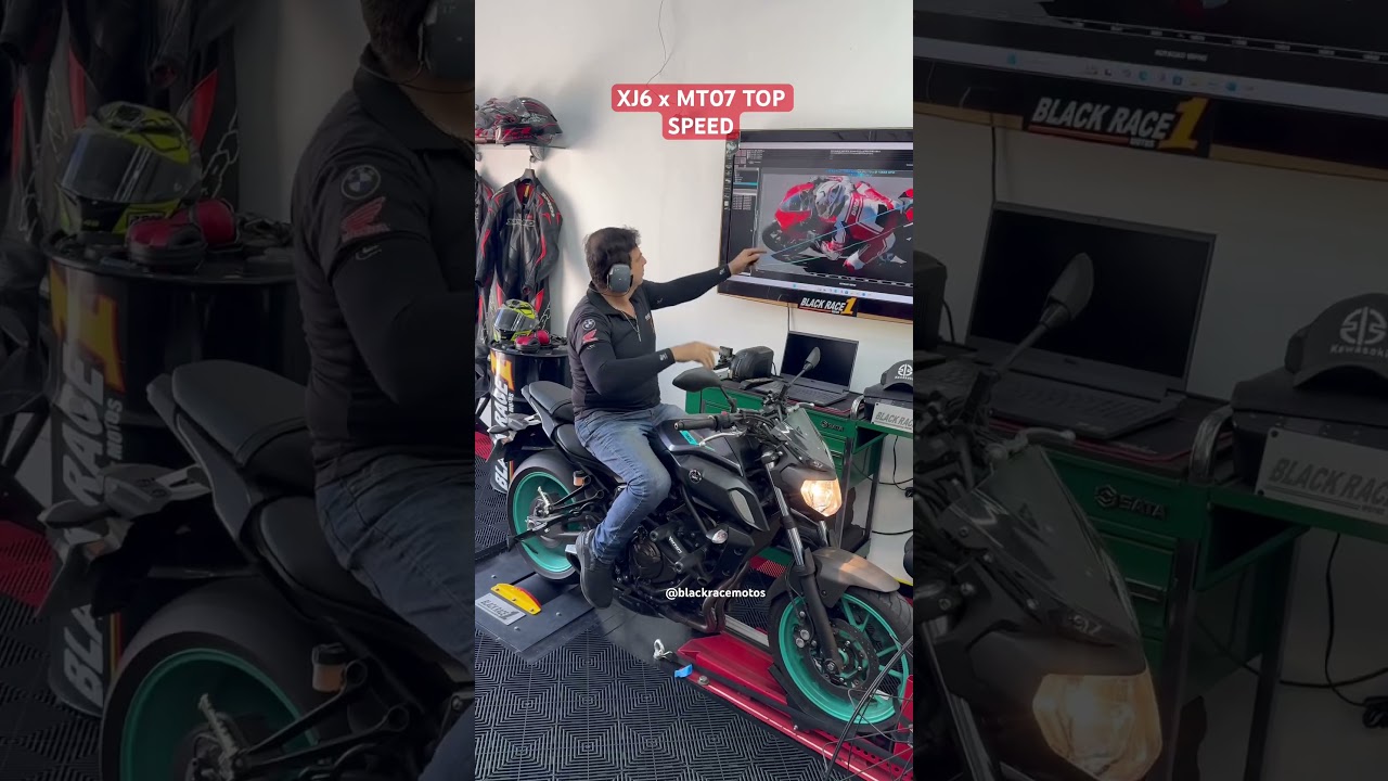 XJ6 x MT07 TOP SPEED