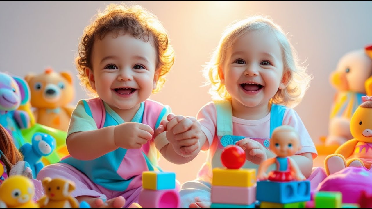 🧸🎉🎶 Toys Fun Story Song for Kids | 3D Animated Nursery Rhyme ✨🌈