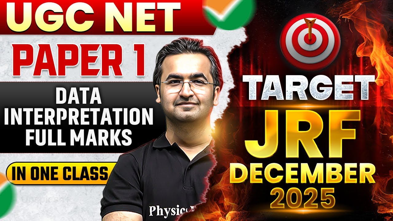 UGC NET Paper 1 DI | Data Interpretation UGC NET Paper 1 in One Class | UGC NET Paper 1 PYQs 2025