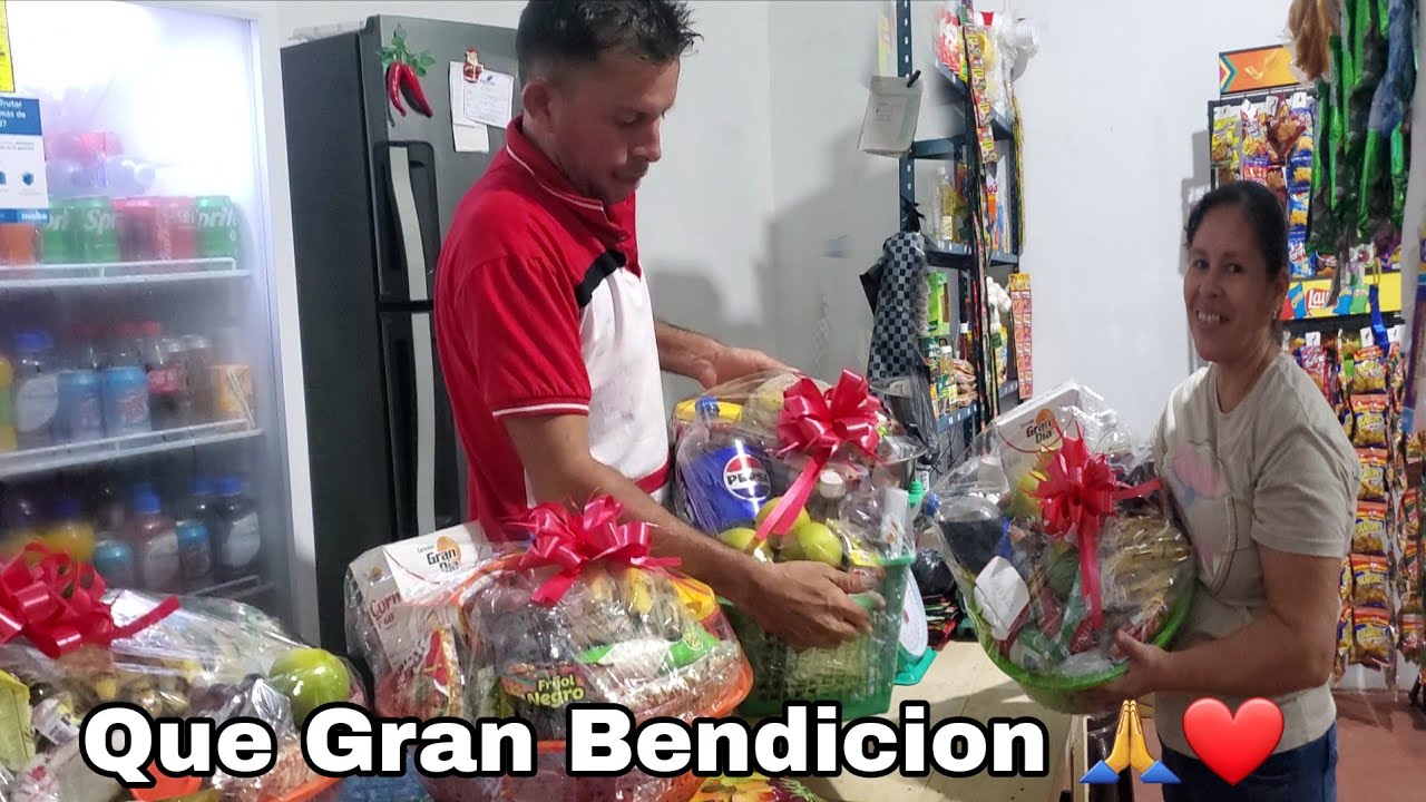 Gran Bendicion Para La Tienda 🙏 Canal Grande Manda a Comprar Todas Estas Canastas De Viveres 😲