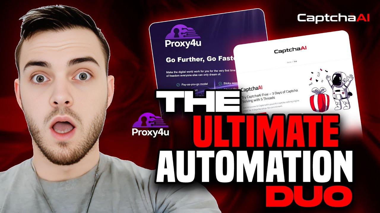 Residential Proxy with Captcha AI and Proxy4u | The Ultimate Automation Boost