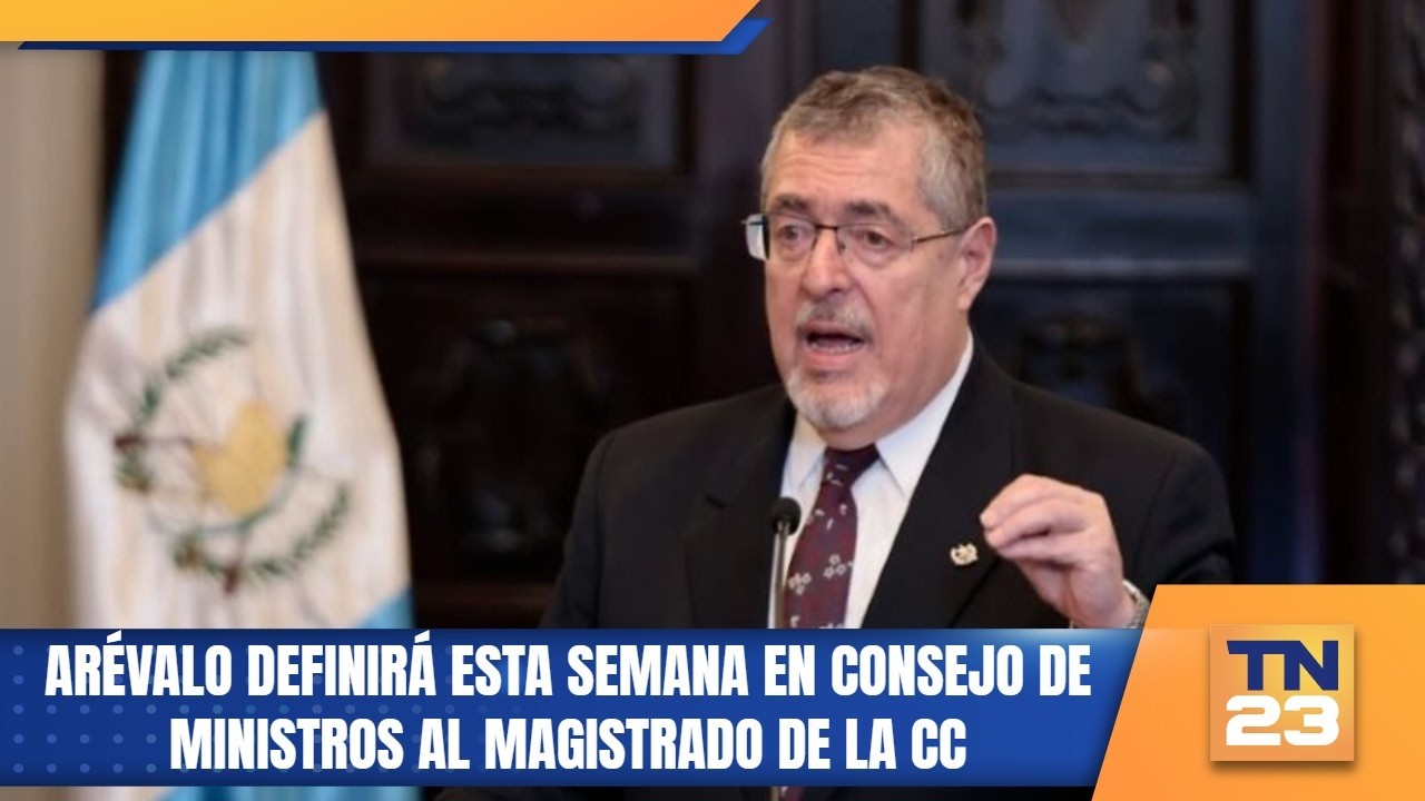 Arévalo definirá esta semana en Consejo de Ministros al magistrado de la CC