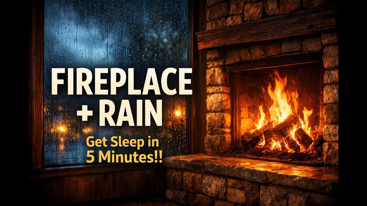 Rain Outside, Fire Inside 🔥🌧️ | Ultimate Comfort