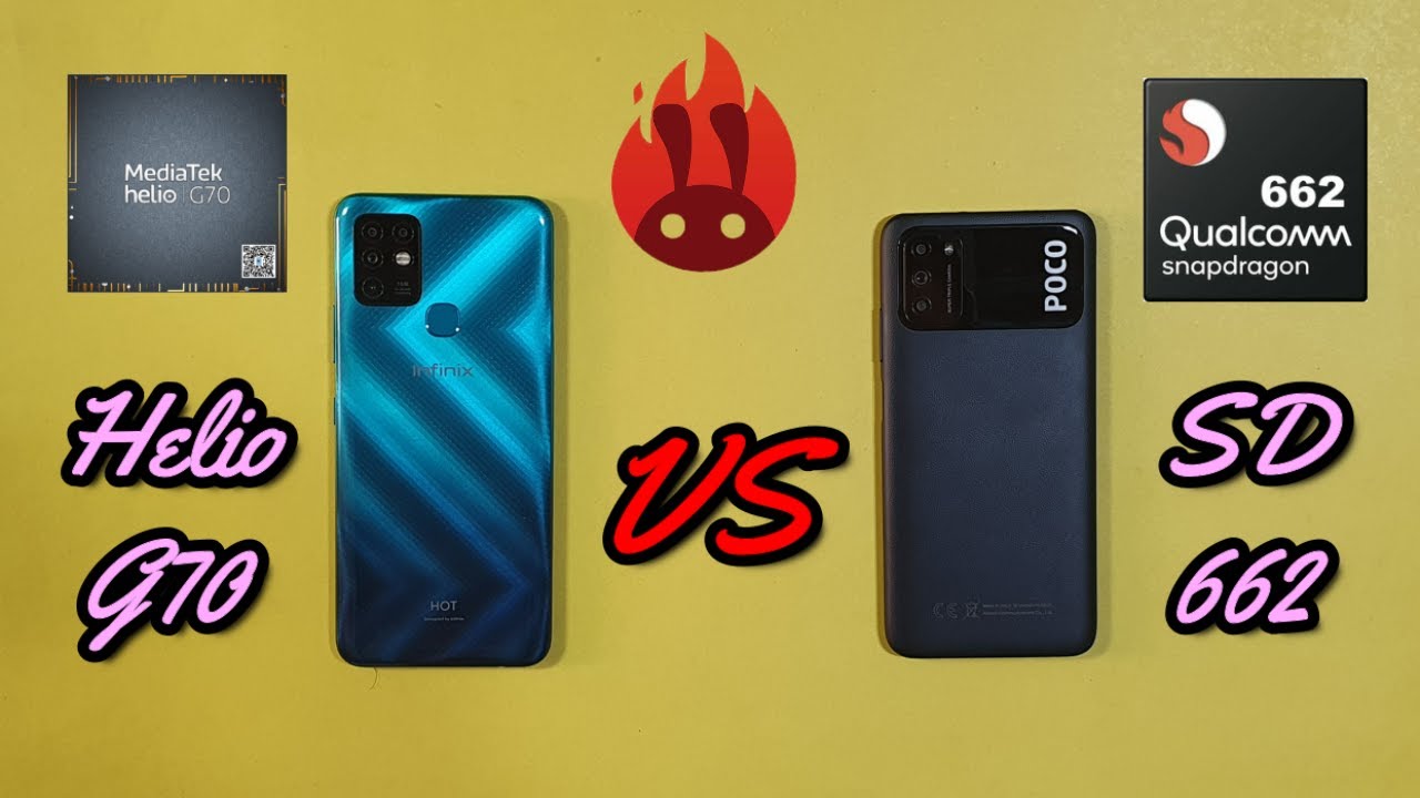 Snapdragon 662 Vs Mediatek Helio G70 Antutu Test ft Poco M3 VS Infinix Hot 10 Antutu!!!