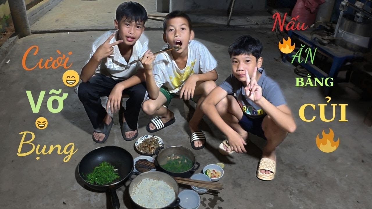 Thử Thách Nấu Một Bữa Ăn  Bằng Bếp Củi – Cả Team Cười Vỡ Bụng Vì Cái Kết