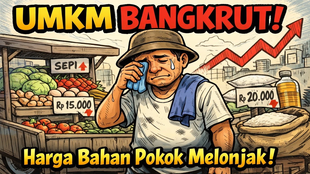 UMKM Indonesia Terkapar‼️ Kenapa Harga Bahan Pokok Bisa Naik Sebegitu Tinggi⁉️